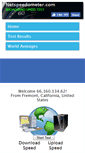 Mobile Screenshot of netspeedometer.com